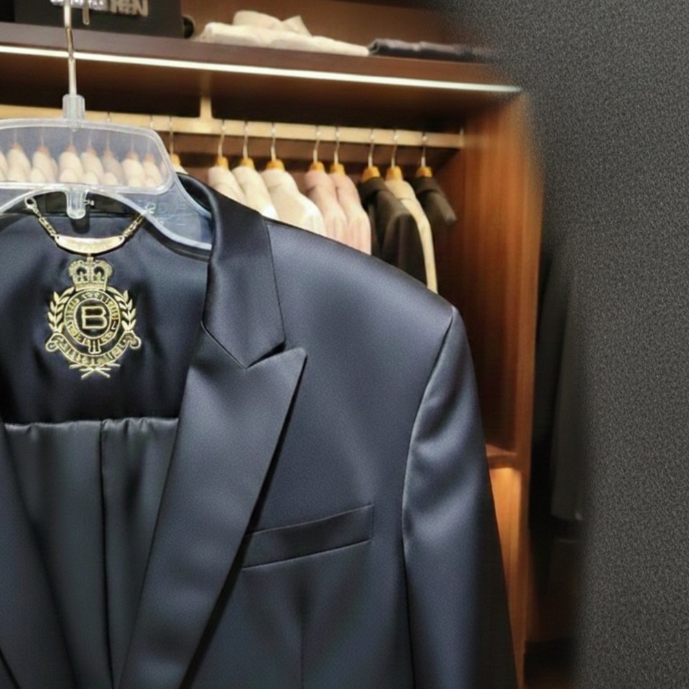 RARE BON Swedish Tailor Blazer - Seclusion-BON-REBUS-CAVE. Midnight Blue. - Picture 2 of 5